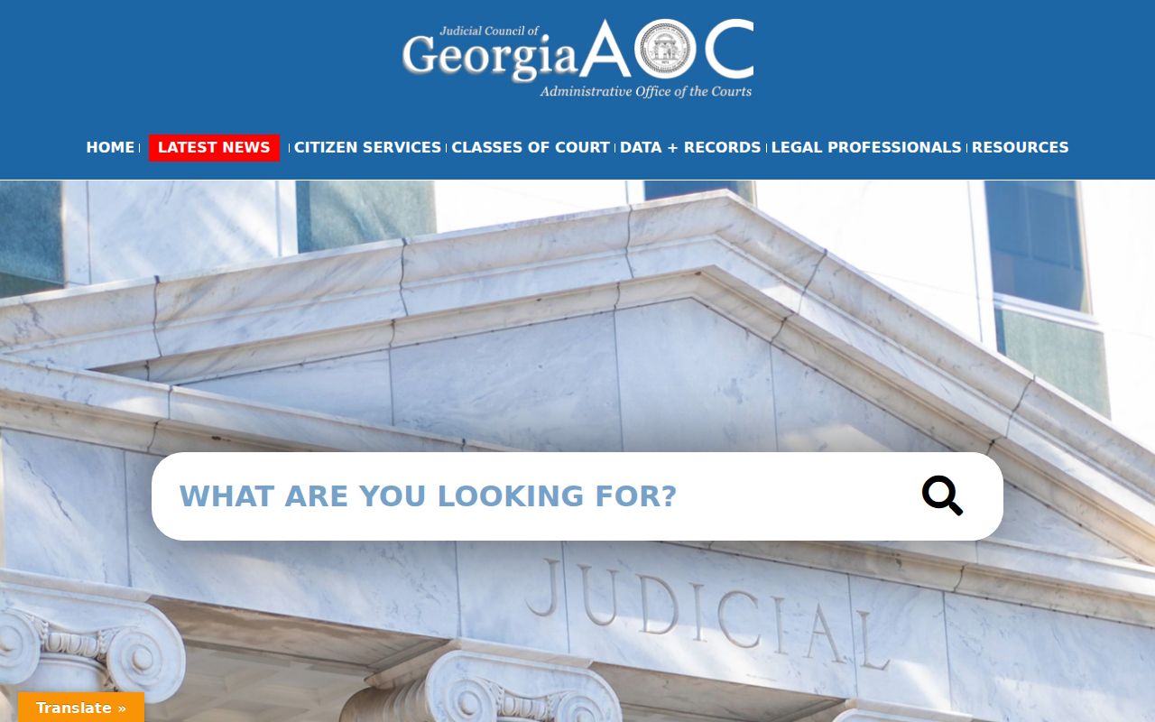 Georgia Courts office directory supporting official Worth County court routing